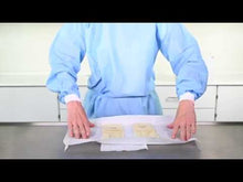 Cargar y reproducir el video en el visor de la galería, KRUTEX Vet Gel Guantes Quirúrgicos sin Polvo, caja con 50 pares