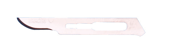 Hoja de bisturí, estéril, 100/paq